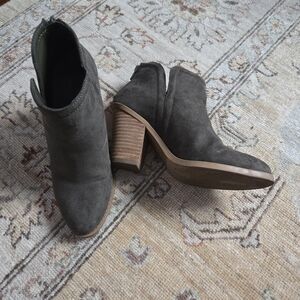 Joie Dark Gray Ankle Booties